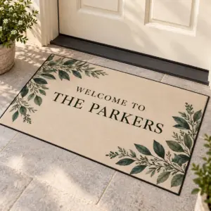 Botanical Family Welcome Doormat