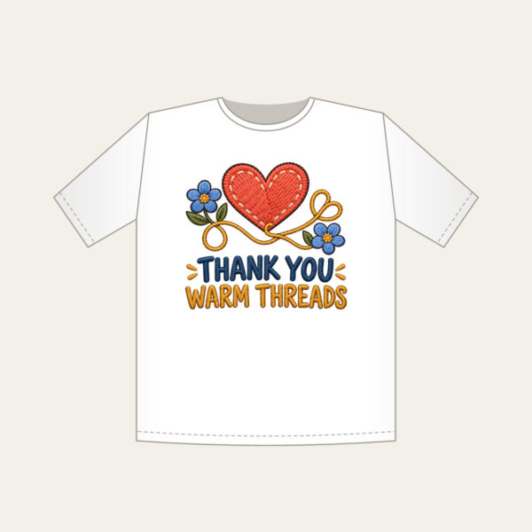 Product image Thank You Warm Threads T-Shirt