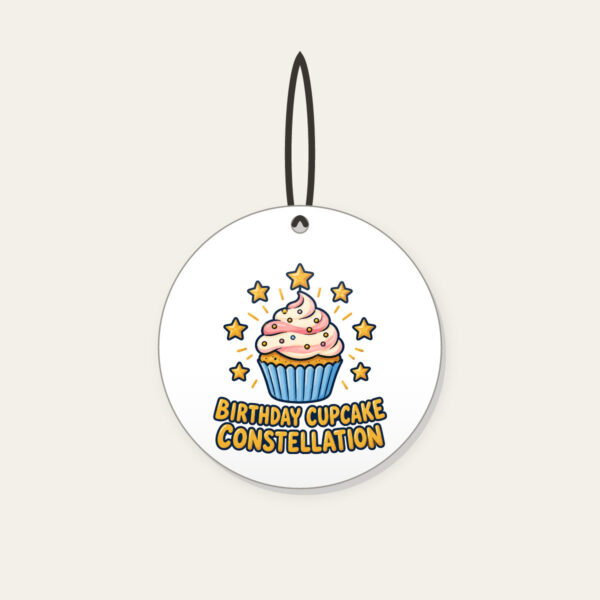 Product image Birthday Cupcake Constellation Ceramic Ornament