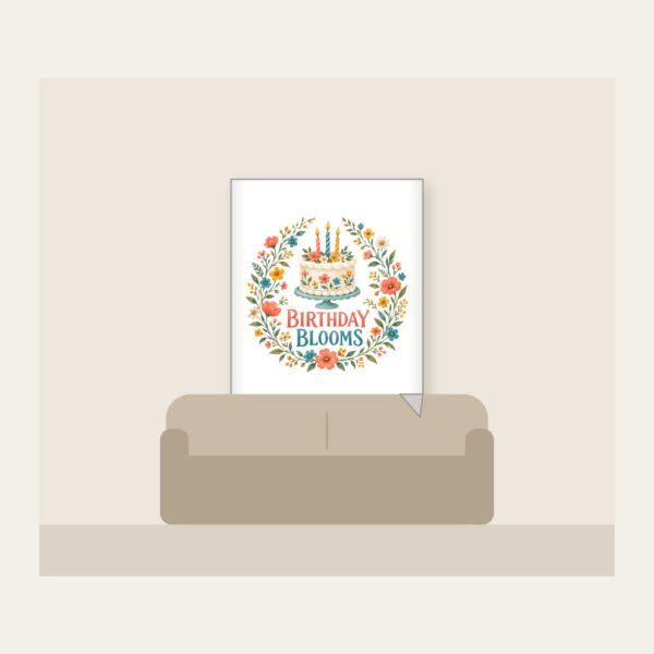 Product image Birthday Blooms Fleece Blanket