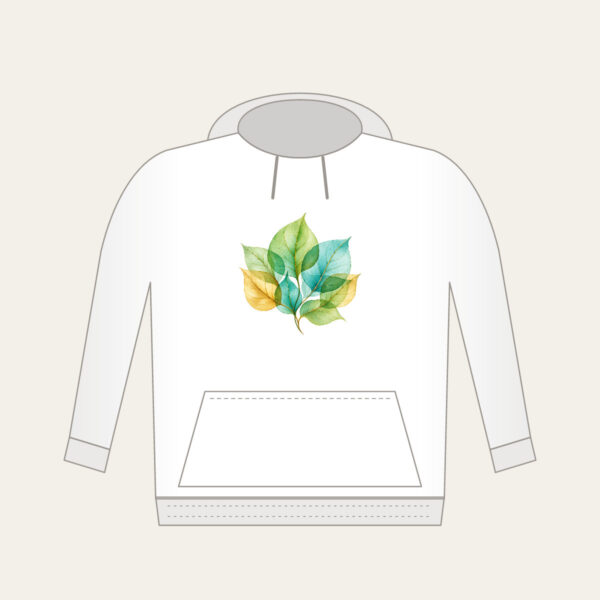 Product image Overlapping Translucent Leaves Hoodie