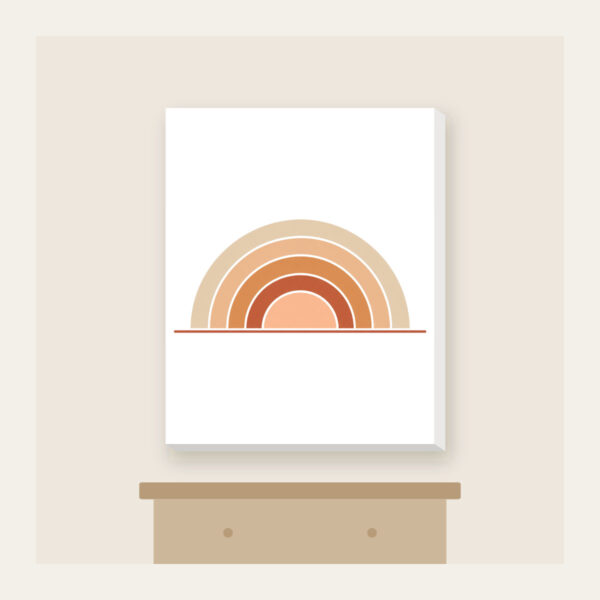 Product image Stepped Arc Sunrise Over the Horizon Canvas Print