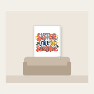 SISTER LITTLE SUNSHINE Fleece Blanket in white