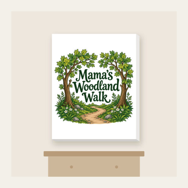 Product image Mama's Woodland Walk Canvas Print