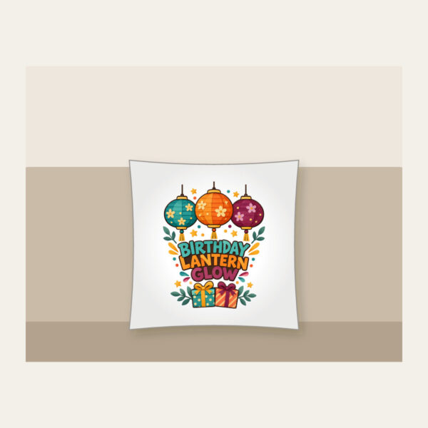 Product image Birthday Lantern Glow Pillow