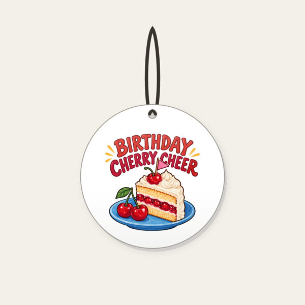 Product image Birthday Cherry Cheer Ceramic Ornament