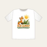 KID SUNNY DISCOVERIES T-Shirt in white