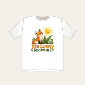 KID SUNNY DISCOVERIES T-Shirt in white