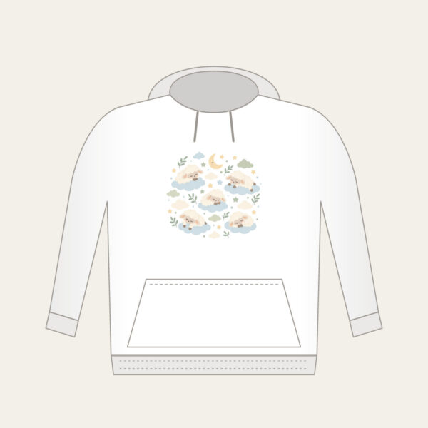 Product image Sleepy Sheep and Clouds Hoodie