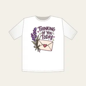 THINKING OF YOU TODAY T-Shirt in white