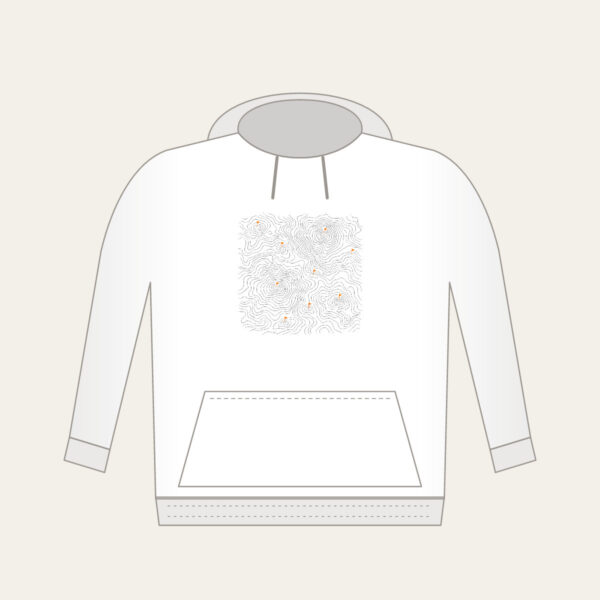 Product image Topographic Lines and Trail Markers Hoodie