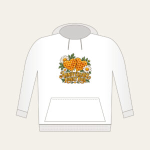 ANNIVERSARY HONEY PAIR Hoodie in white