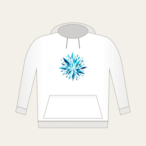 Product image Aqua Shards Bursting into Navy Hoodie
