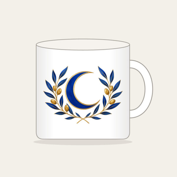 Product image Crescent Moon and Olive Sprigs Mug