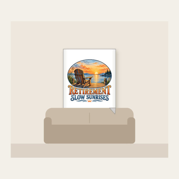 Product image Retirement Slow Sunrises Fleece Blanket