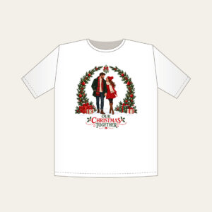 Our Christmas Together T-Shirt in white