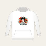 MY CAT WILD BLOOMS Hoodie in white