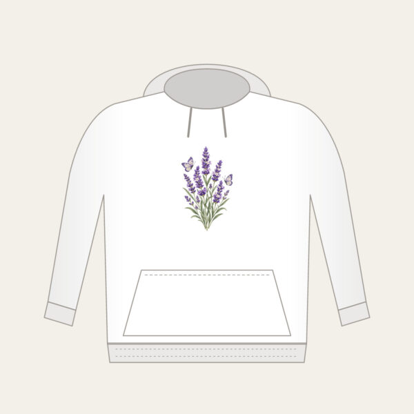 Product image Lavender Stems and Two Butterflies Hoodie