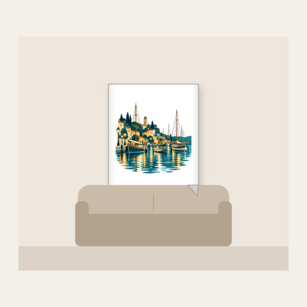 Product image Harbour Lanterns and Masts Fleece Blanket