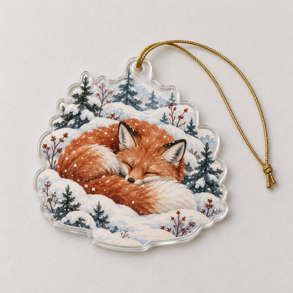 Product image Snow Day Fox Acrylic Ornament