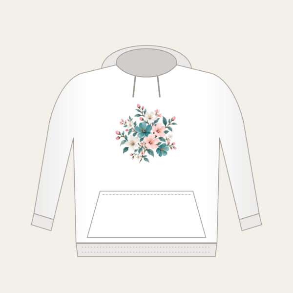 Product image Teal Blossom Scatter Hoodie