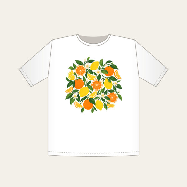 Product image Citrus Slice Sorbet Pattern T-Shirt