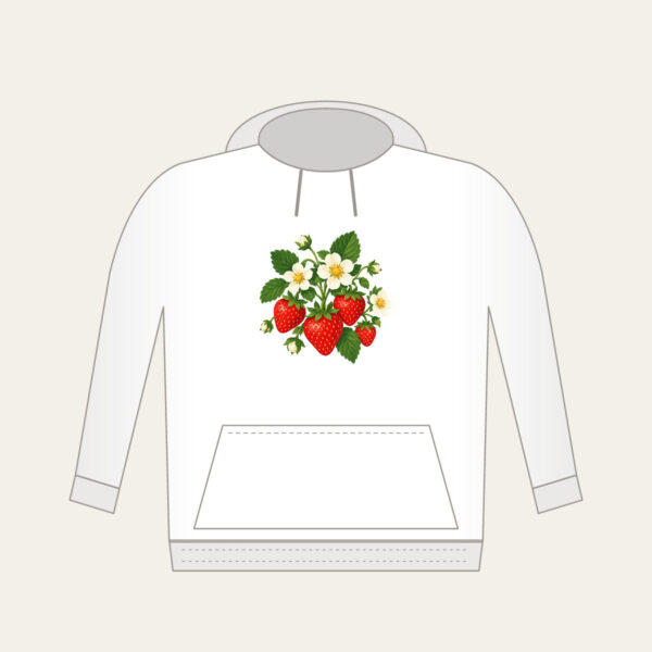 Product image Strawberry Cluster with Blossoms Hoodie