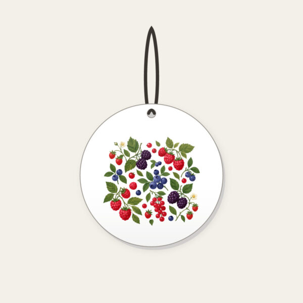 Product image Wild Berries and Leaves Ceramic Ornament