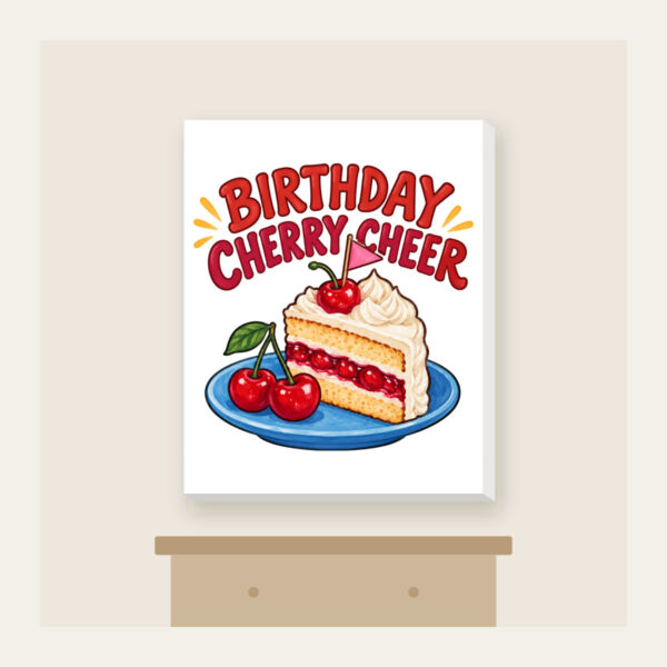 Product image Birthday Cherry Cheer Canvas Print