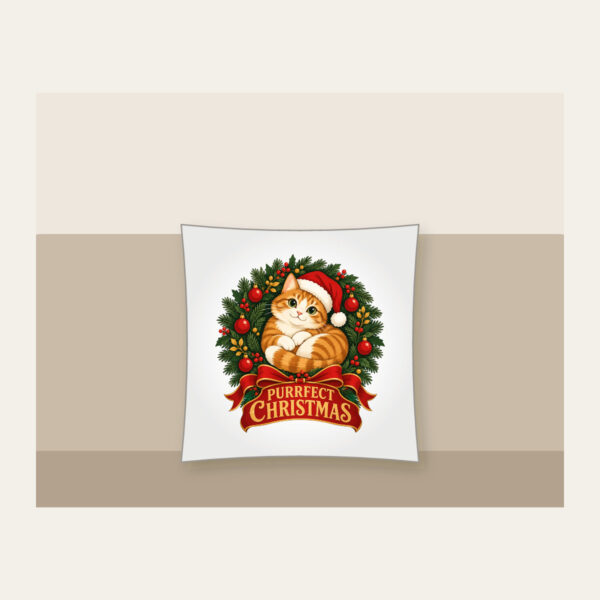 Product image Purrfect Christmas Pillow