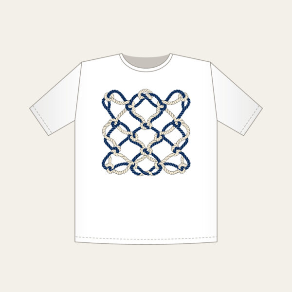 Product image Navy Rope Knot Lines T-Shirt