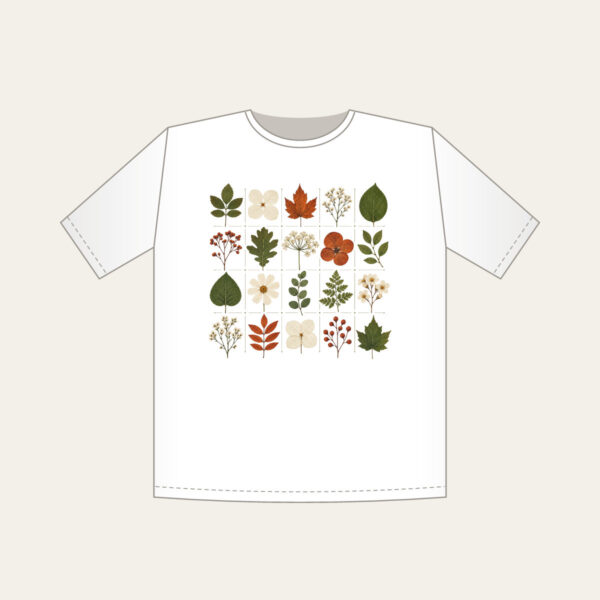 Product image Pressed Leaf Specimen Grid T-Shirt