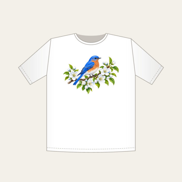 Product image Bluebird on Blossoming Branch T-Shirt