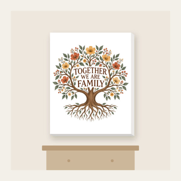 Product image Together We Are Family Canvas Print