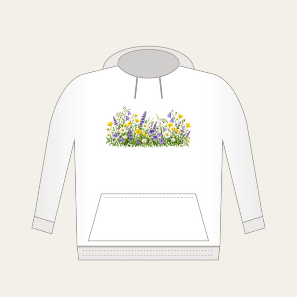 Product image Wildflower Strip Beneath a Pale Sky Hoodie