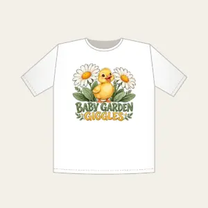 BABY GARDEN GIGGLES T-Shirt in white