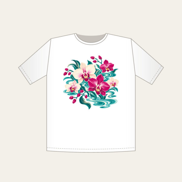 Product image Orchids and Lagoon Ripples T-Shirt