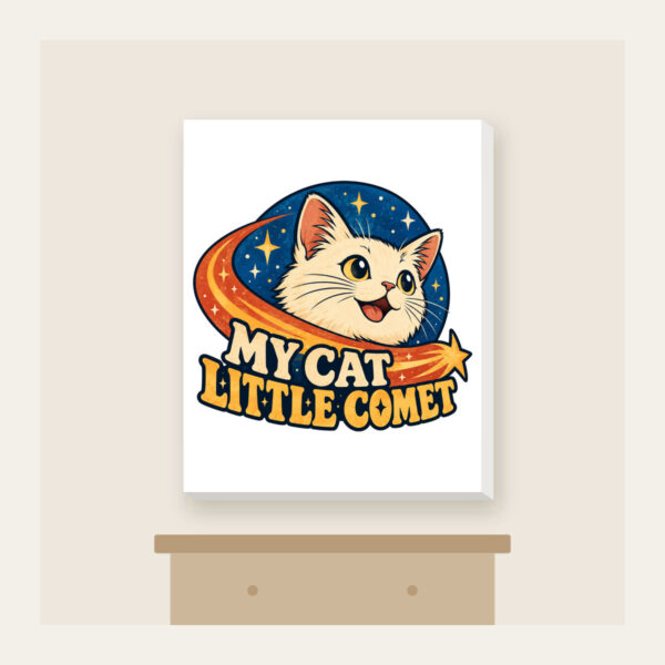 Product image My Cat Little Comet Canvas Print