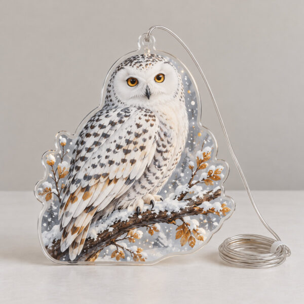 Product image Snowy Owl Hanging Light