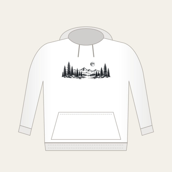 Product image Pine Tree Line and Crescent Moon Hoodie