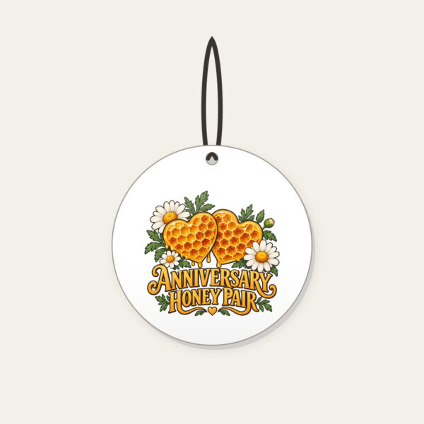 Product image Anniversary Honey Pair Ceramic Ornament
