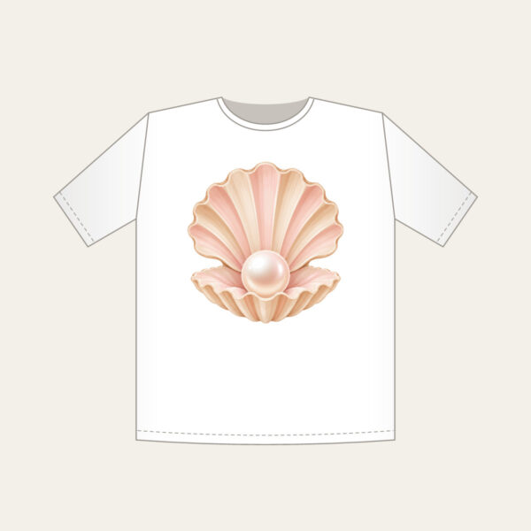Product image Scallop Shell Holding a Pearl T-Shirt