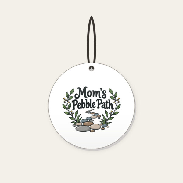Product image Mom's Pebble Path Ceramic Ornament