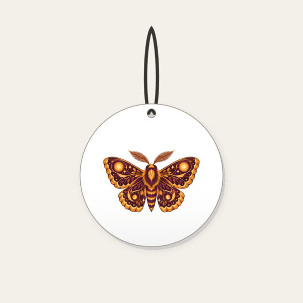 Product image Glowing Amber Moth Ceramic Ornament