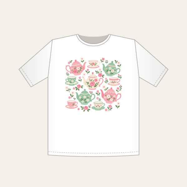 Product image Teapots and Tiny Flowers T-Shirt
