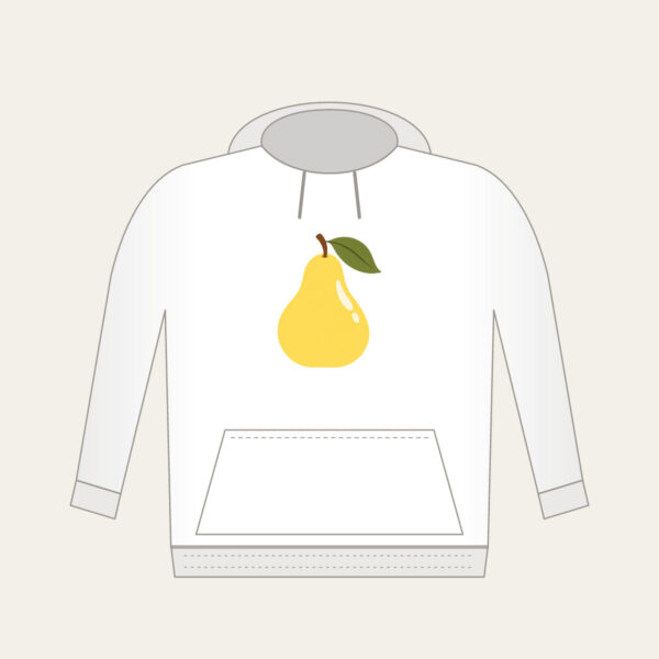 Product image Butter Yellow Pear with Olive Leaf Hoodie