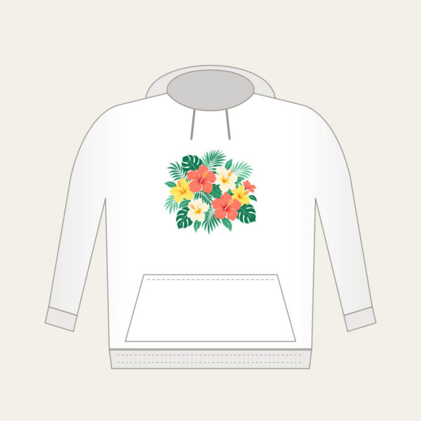 Product image Hibiscus and Palm Sorbet Colors Hoodie