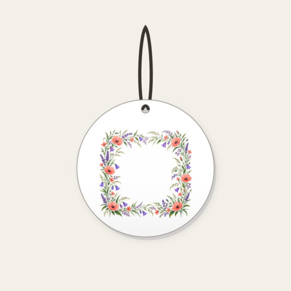 Product image Roadside Wildflower Border Ceramic Ornament