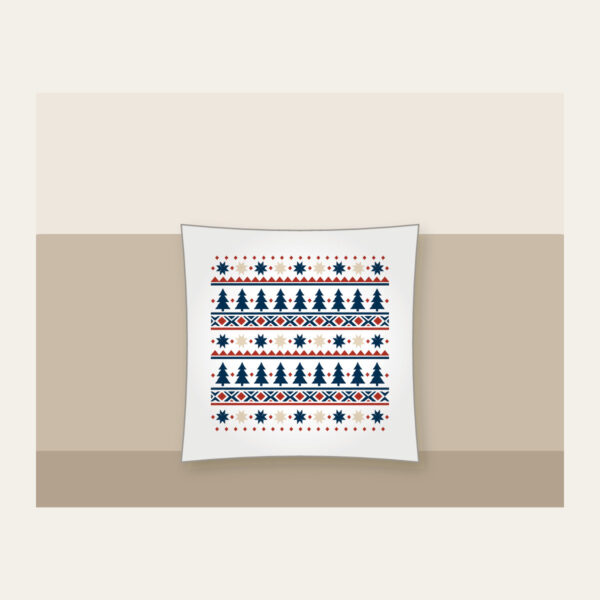 Product image Alpine Star and Pine Border Bands Pillow