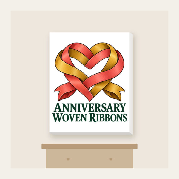 Product image Anniversary Woven Ribbons Canvas Print